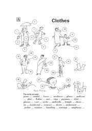 English Worksheet: clothes