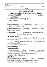 English Worksheet: English lesson plan for thai teacher