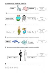 English Worksheet: using 