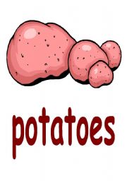 English worksheet: potatoes