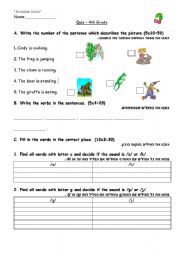 English Worksheet: soft and hard c + g