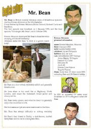 English Worksheet: English culture 7 - Mr. Bean