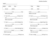 English Worksheet: Brown bear, Brown bear