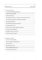 English Worksheet: Passive Voice