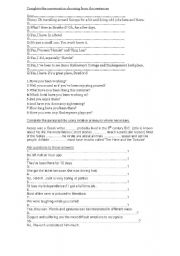 English Worksheet: intermediate worksheet