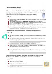 English Worksheet: The Passive Voice: What to do with your old stuff?