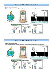 Environmental threats - writing