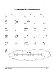 English Worksheet: ALPHABET