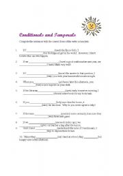 Conditionals and temporals