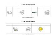 English Worksheet: Weather Info Gap - Pairwork