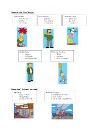 English Worksheet: have/ has got, there is/ are, can