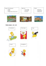 English worksheet: have/has got, there is/ are, can