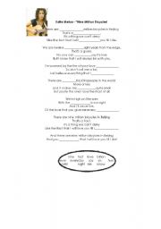 English Worksheet: Katie Melua nine million bicycles