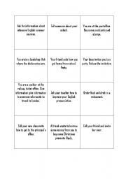 English Worksheet: Role plays 2