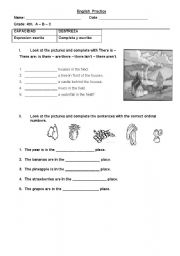 English worksheet: exam