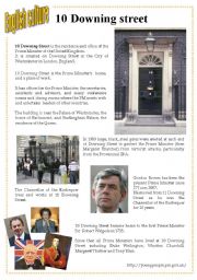 English Worksheet: English culture 10 - 10 Downing street