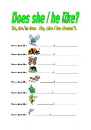 English Worksheet: 