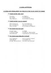 English worksheet: language functions  