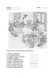 English Worksheet: true/false