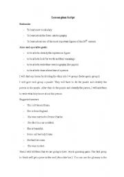 English worksheet: princess diana_part a