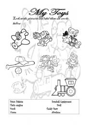 English Worksheet: toys worksheet