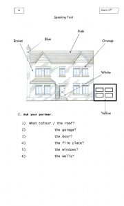 English worksheet: What colour is it?