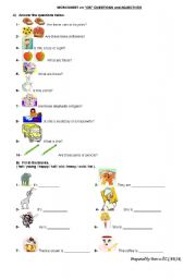 English Worksheet: DEMONSTRATIVES