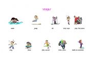 English worksheet: verbs