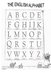 English Worksheet: The english alphabet