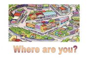 English Worksheet: Where are you?