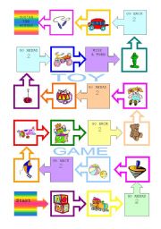 English Worksheet: Toy games