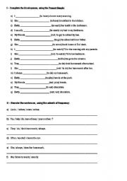 simple present and adverbs of frequency