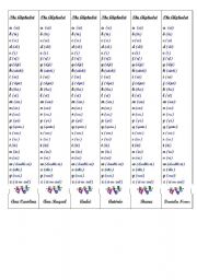 English Worksheet: ABC bookmarks