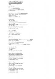 Backstreet Boys-I Want it That Way Lyrics 