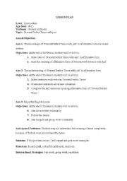 English Worksheet: present perfect