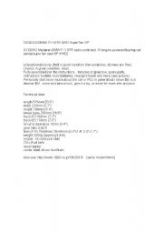 English Worksheet: Simple present reading exercise