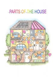 English Worksheet: PARTS OF THE HOUSE