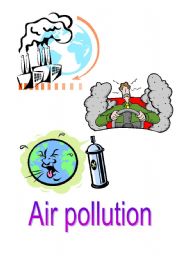 English Worksheet: pollution