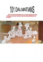 English Worksheet: 101 DALMATIANS