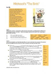 English Worksheet: The Passive Voice: Hitchcocks 