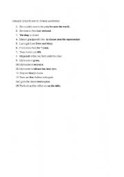 English Worksheet: Questions (when? Where? Who? Which?)