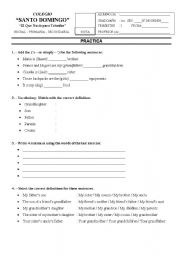 English worksheet: possessives