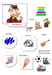 English Worksheet: Speaking Game The Town (Card 2 out of 12)