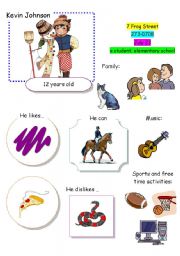 English Worksheet: Speaking Game The Town (Card 7 out of 12)