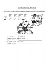 English Worksheet: Comparative and Superlative Forms