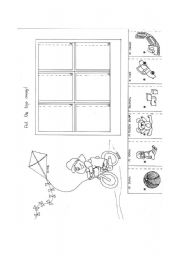 English Worksheet: Put the toys away