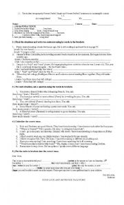 English Worksheet: PRESENT PERFECT AND CONTINOUS
