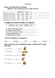 English Worksheet: 