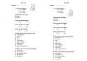 Present Simple - worksheet