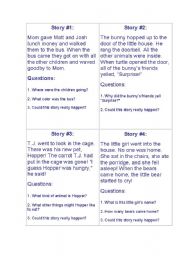 English Worksheet: Inference Samples